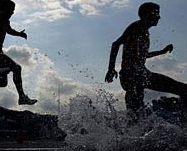 jump water